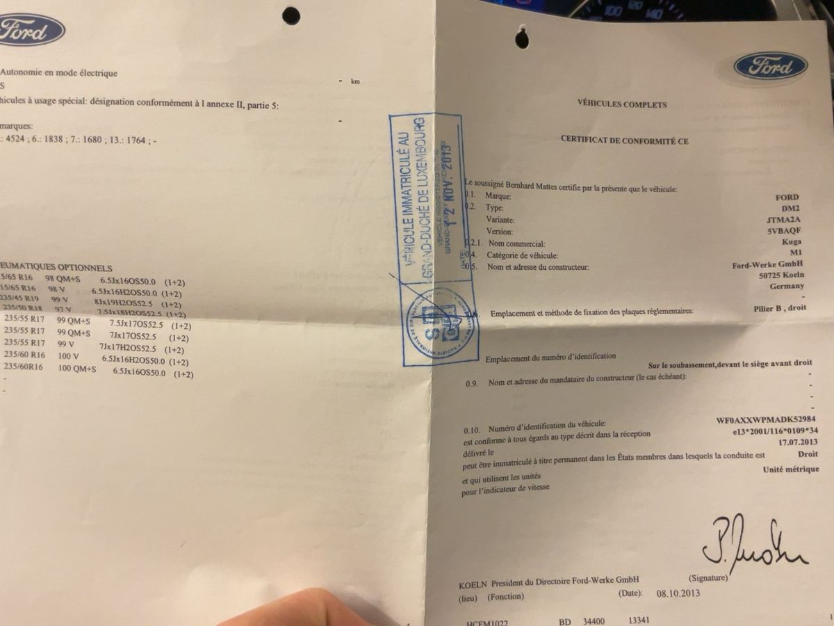 Ford Kuga d'occasion