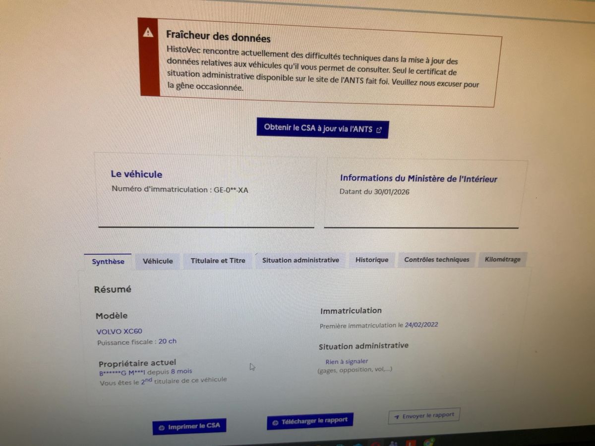 Volvo XC60 d'occasion