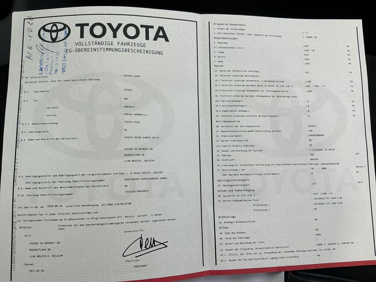 Toyota Aygo d'occasion