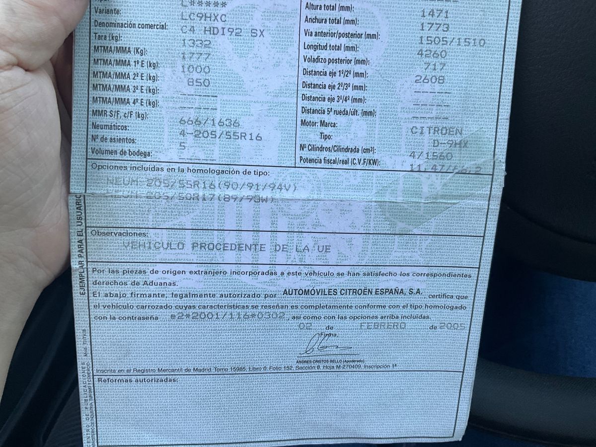 Citroen C4 1.6 HDi SX