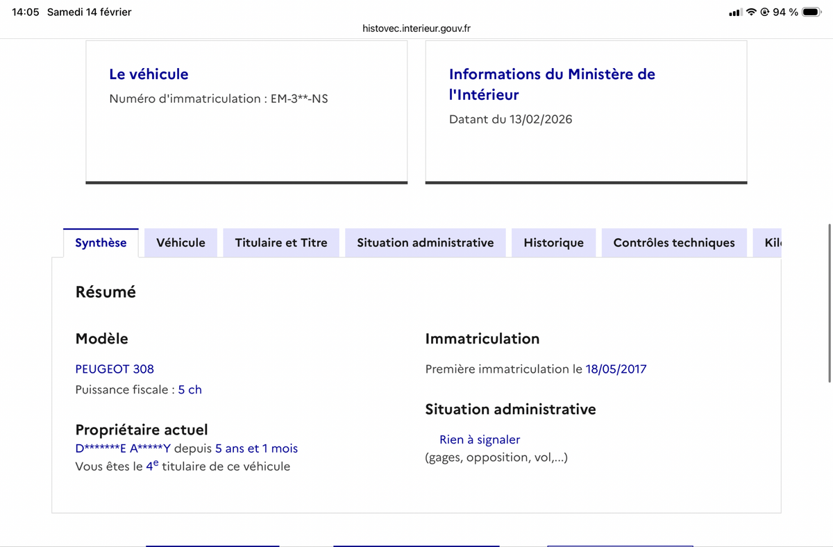 Peugeot 308 d'occasion