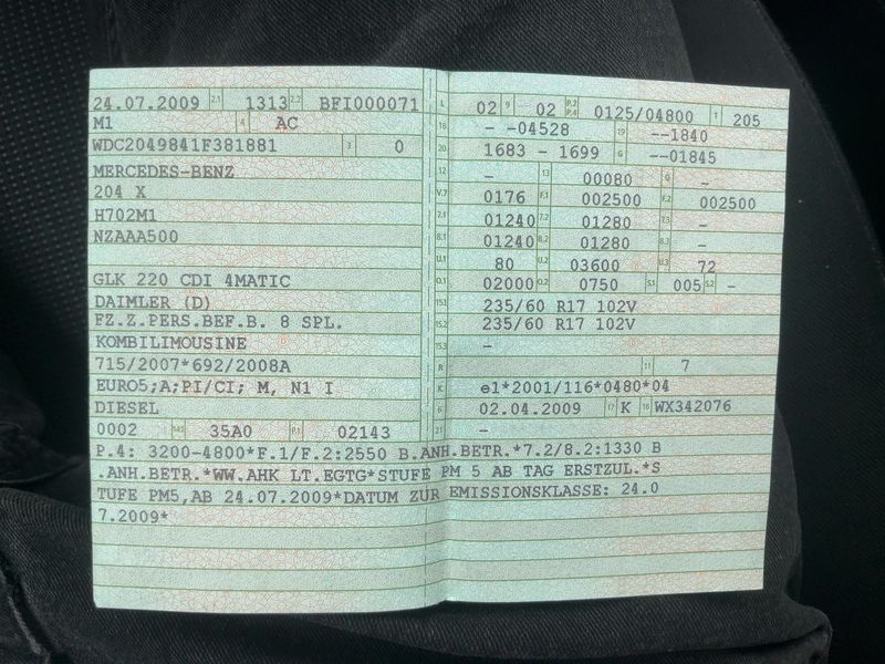 Mercedes-Benz GLK-Klasse GLK 220 CDI 4Matic BlueEfficiency — zdjęcie 15
