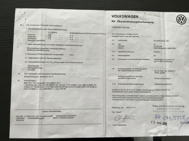 Volkswagen Passat 2.0 TDI Comfortline BlueMotion Tech — zdjęcie 16