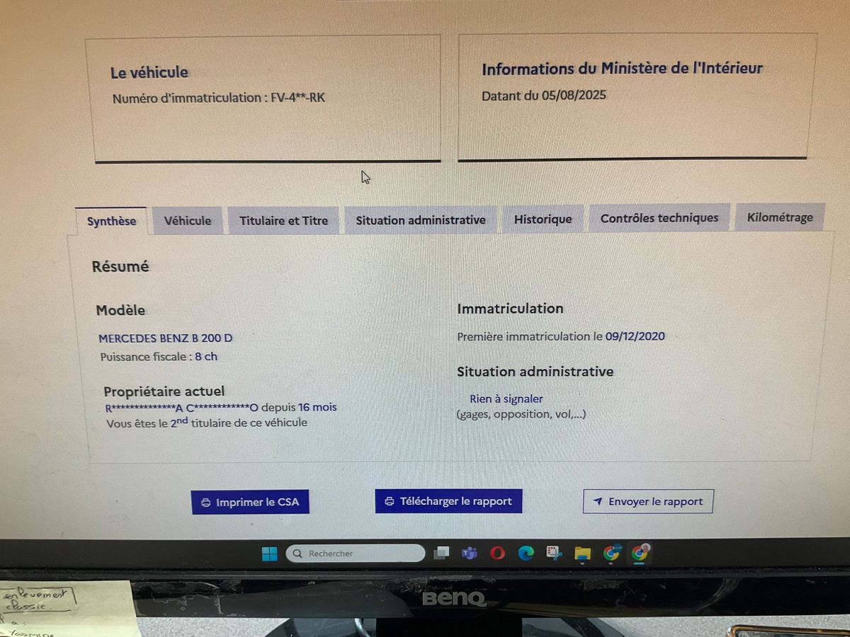 Mercedes-Benz B-Klasse d'occasion