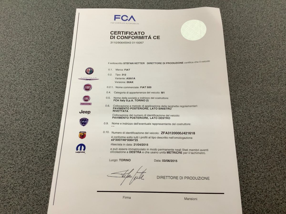 Fiat 500C d'occasion