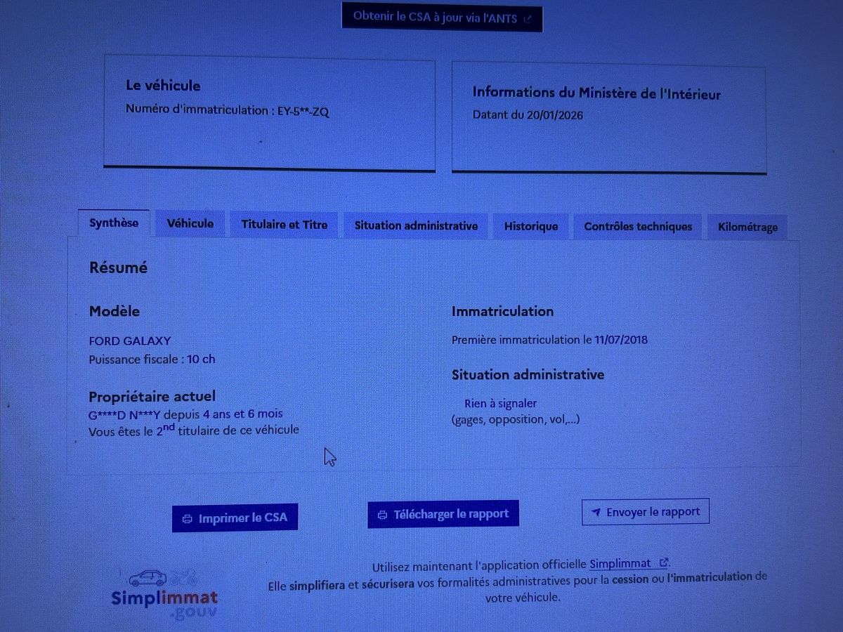 Ford Galaxy d'occasion