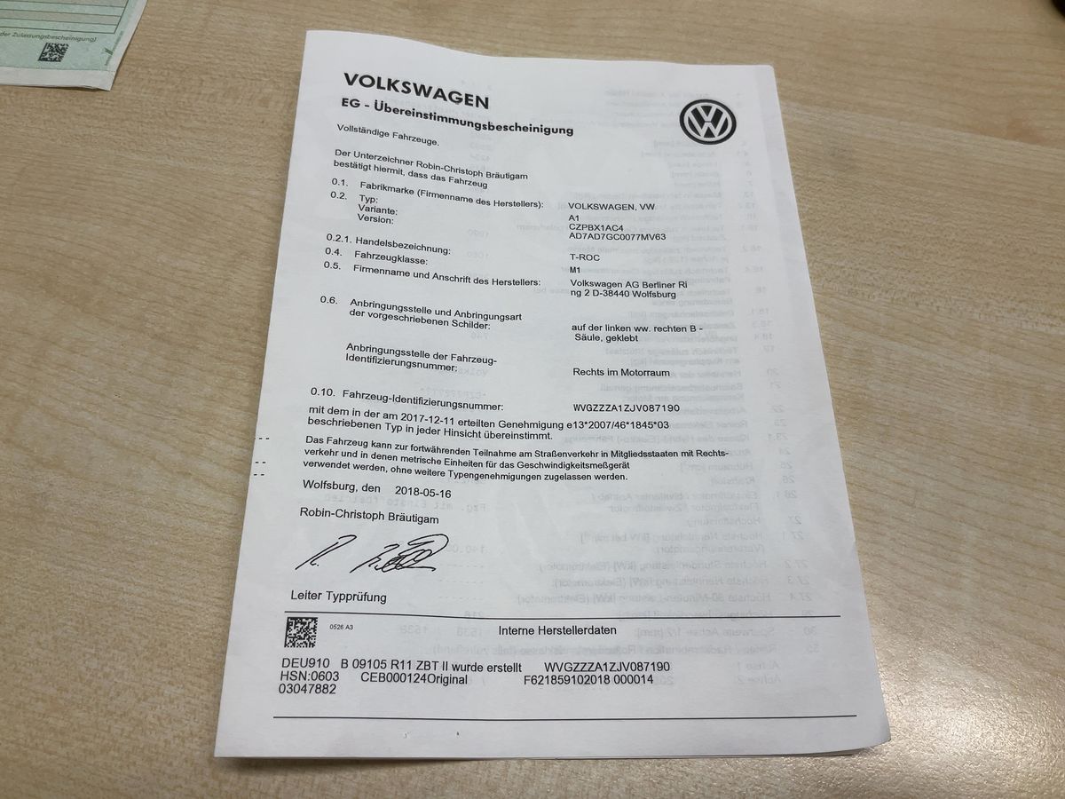 Volkswagen T-Roc 2.0 TSI Sport 4Motion