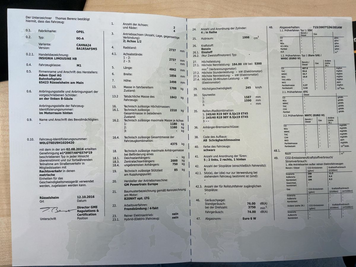 Opel Insignia d'occasion