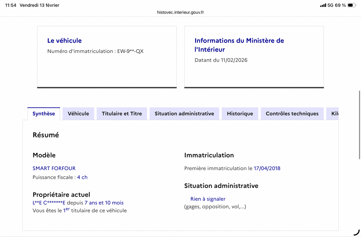 Smart forfour d'occasion