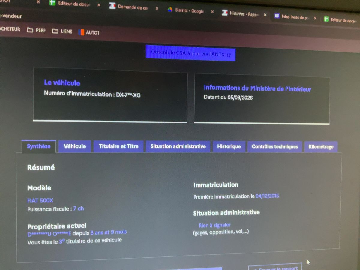 Fiat 500X d'occasion