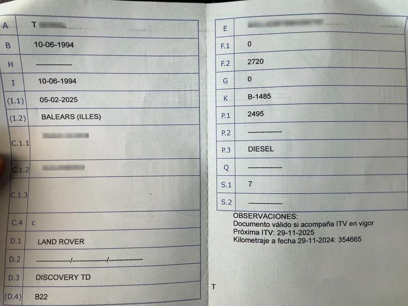 Land Rover Discovery 2.5 Turbodiesel TDi — zdjęcie 15