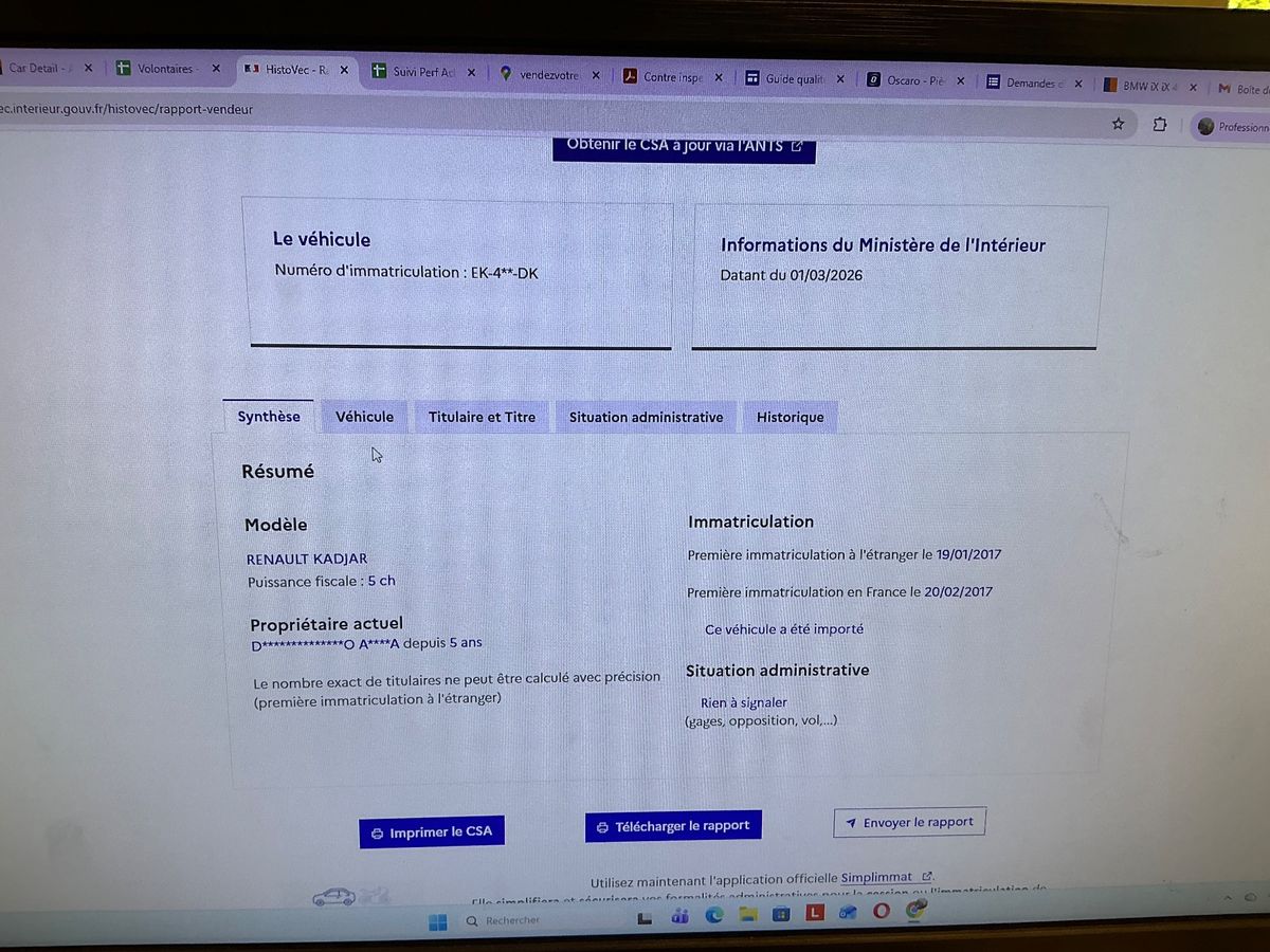 Renault Kadjar d'occasion