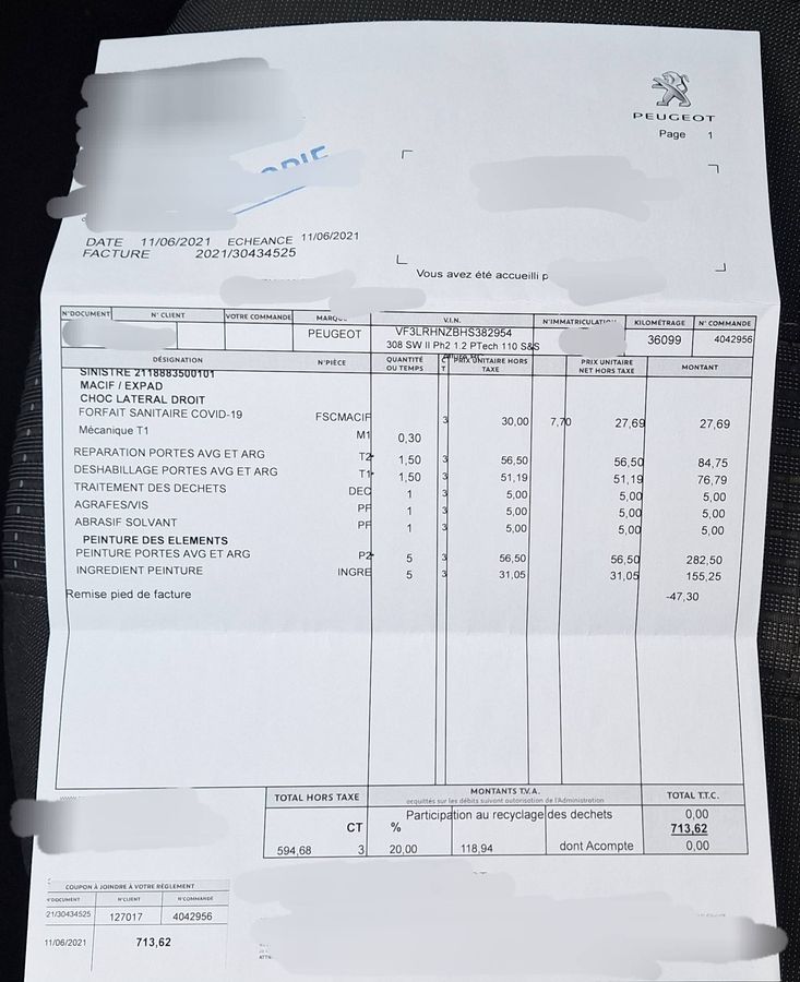 Peugeot 308 d'occasion