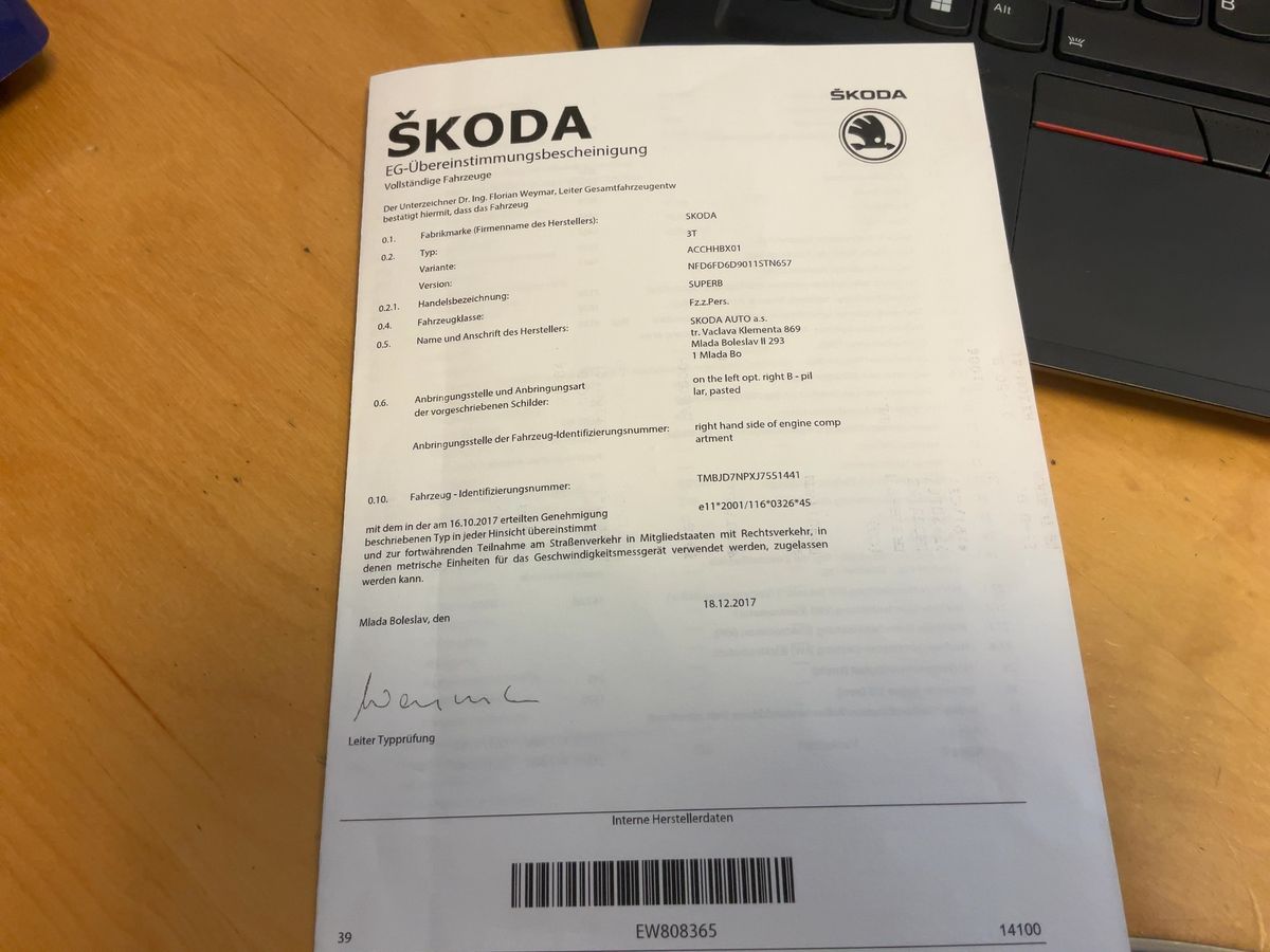 Skoda Superb d'occasion