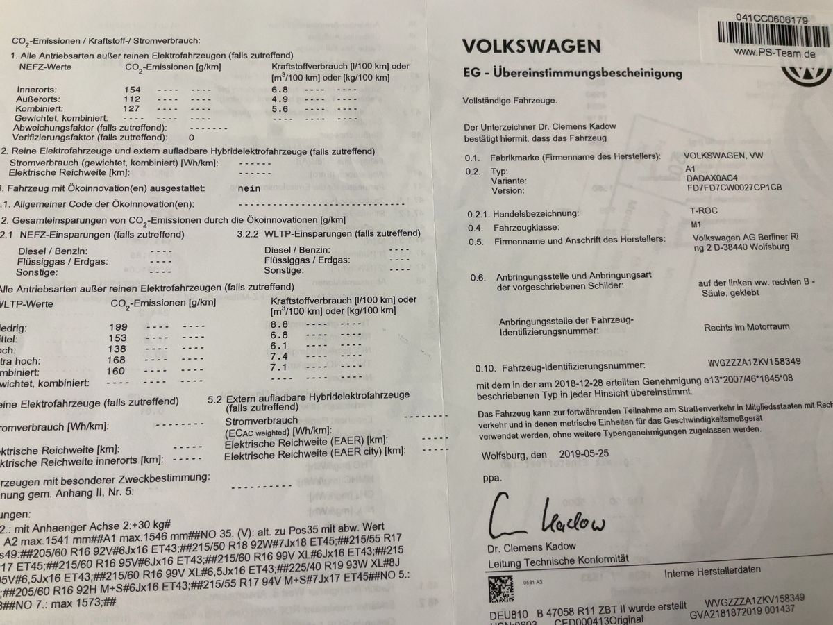 Volkswagen T-Roc d'occasion