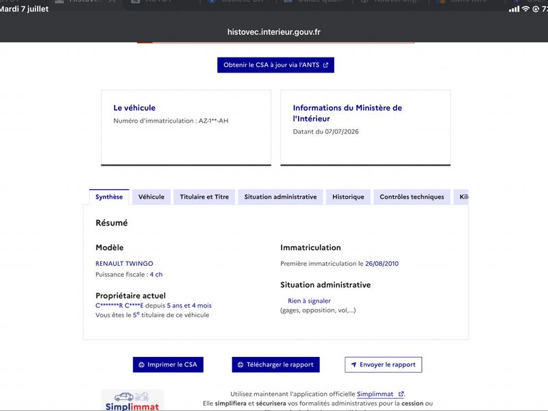 Renault Twingo 1.2 Rive Gauche 2010 – снимка 6
