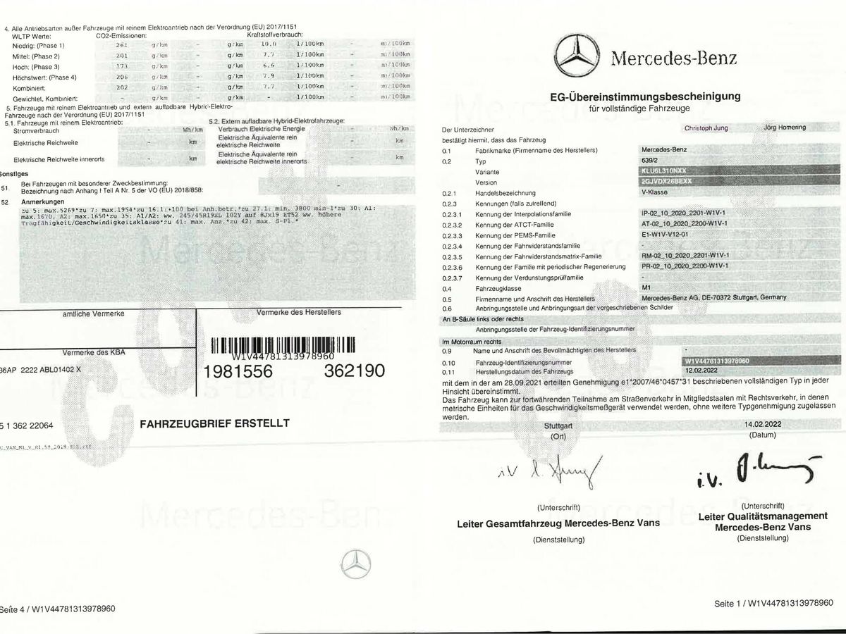 Mercedes-Benz V-Klasse d'occasion