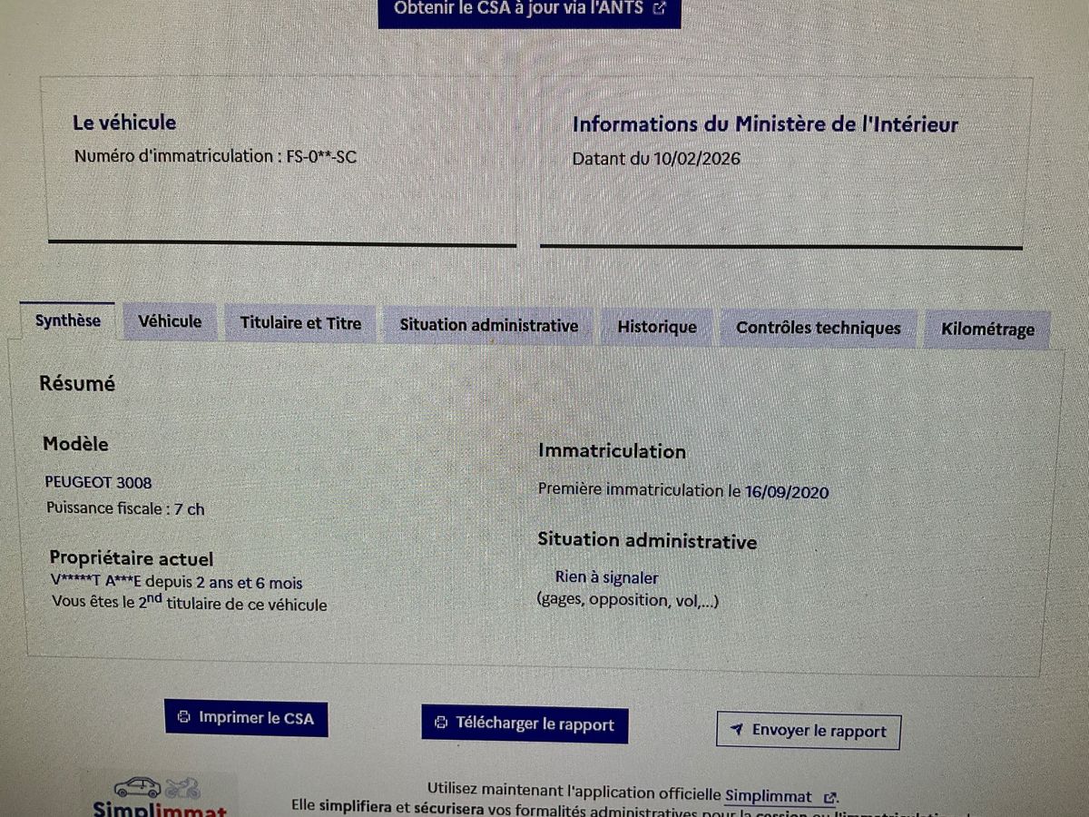 Peugeot 3008 d'occasion