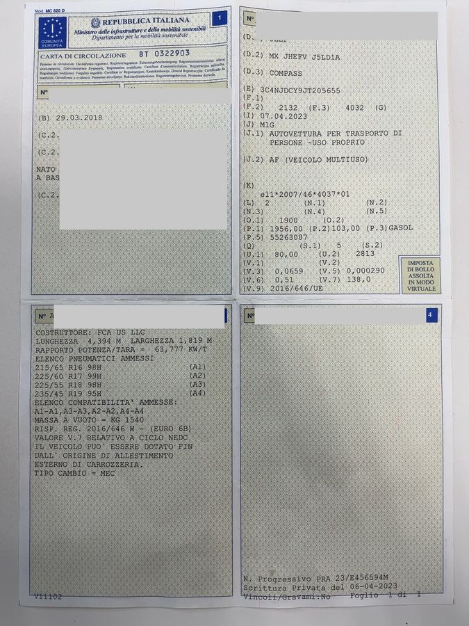 Jeep Compass d'occasion