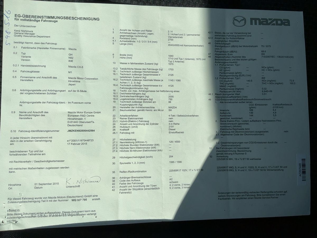 Mazda CX-5 d'occasion