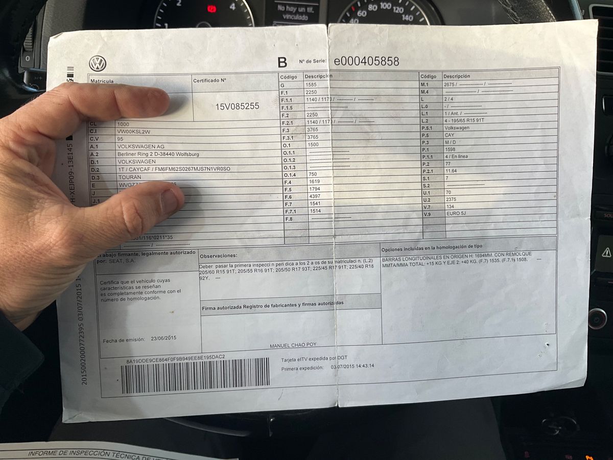 Volkswagen Touran 1.6 TDI Advance