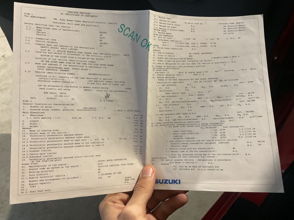 Suzuki Baleno 1.0 BoosterJet Comfort