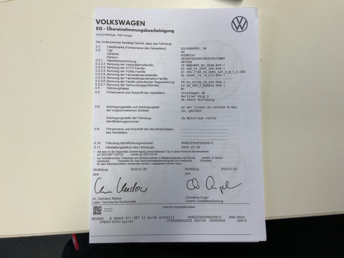 Volkswagen Arteon d'occasion