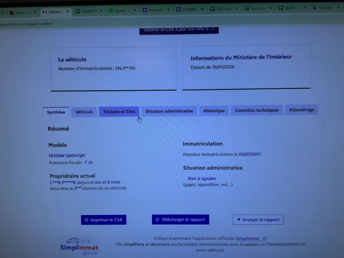 Nissan Qashqai d'occasion