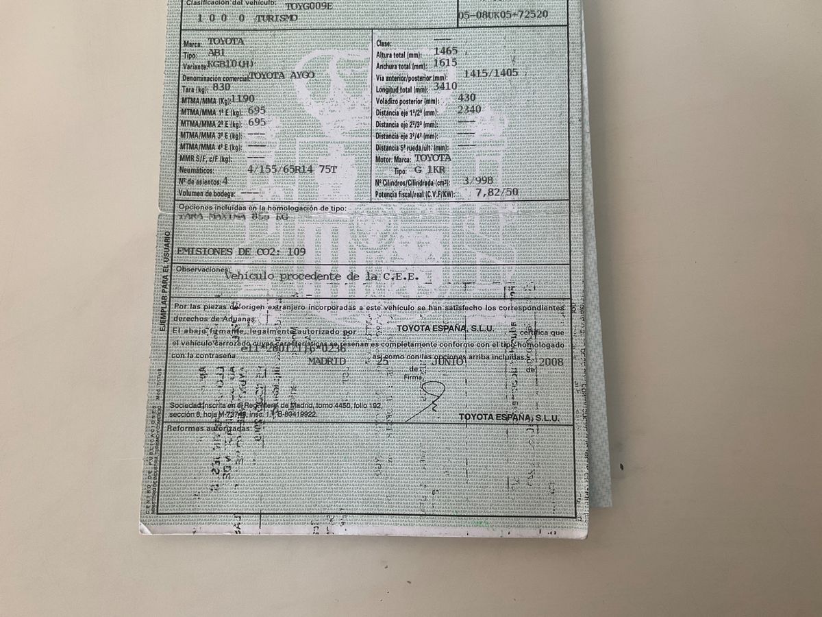 Toyota Aygo 1.0