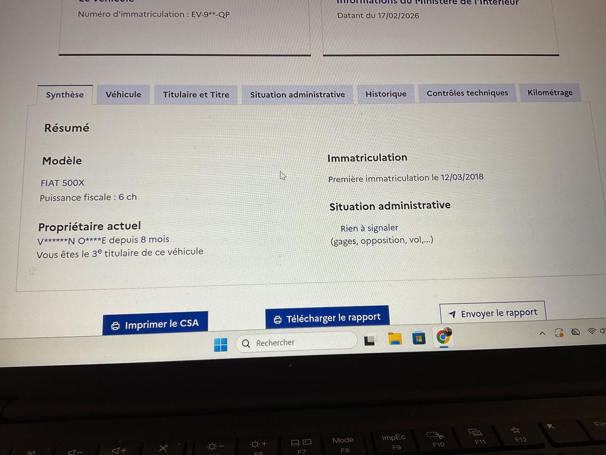 Fiat 500X d'occasion