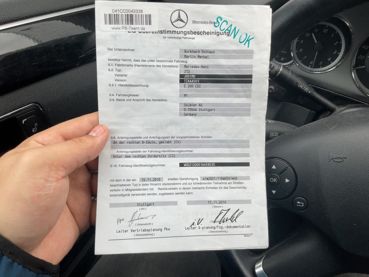 Mercedes-Benz E-Klasse d'occasion