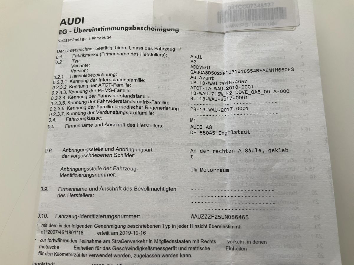 Audi A6 d'occasion
