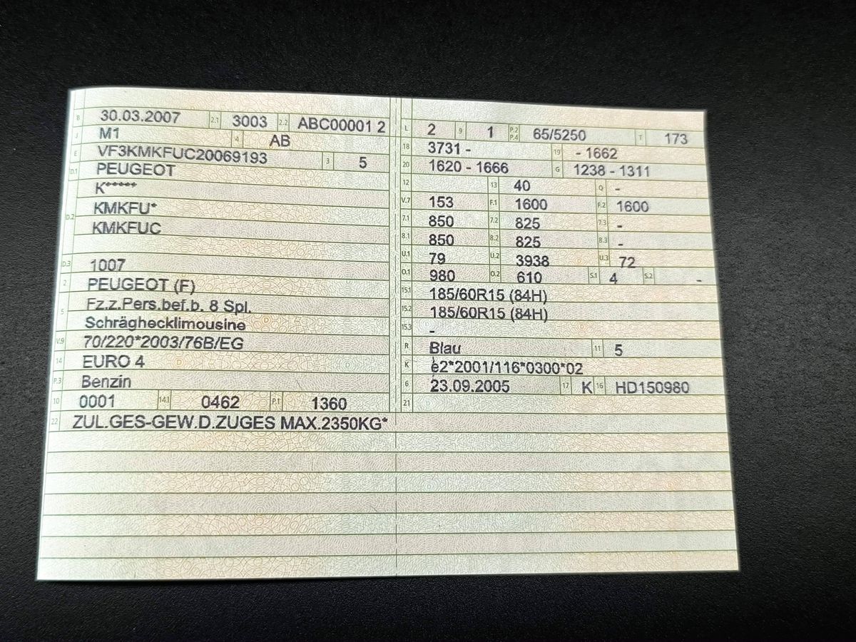 Peugeot 1007 d'occasion