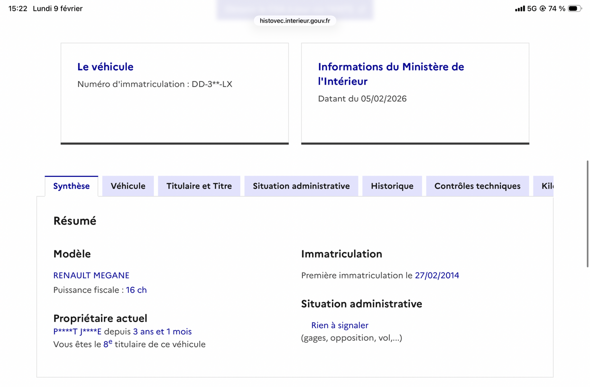 Renault Megane d'occasion