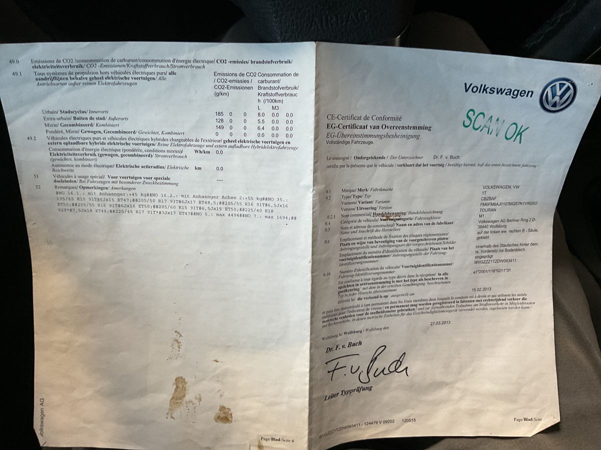 Volkswagen Touran 1.2 TSI Trendline