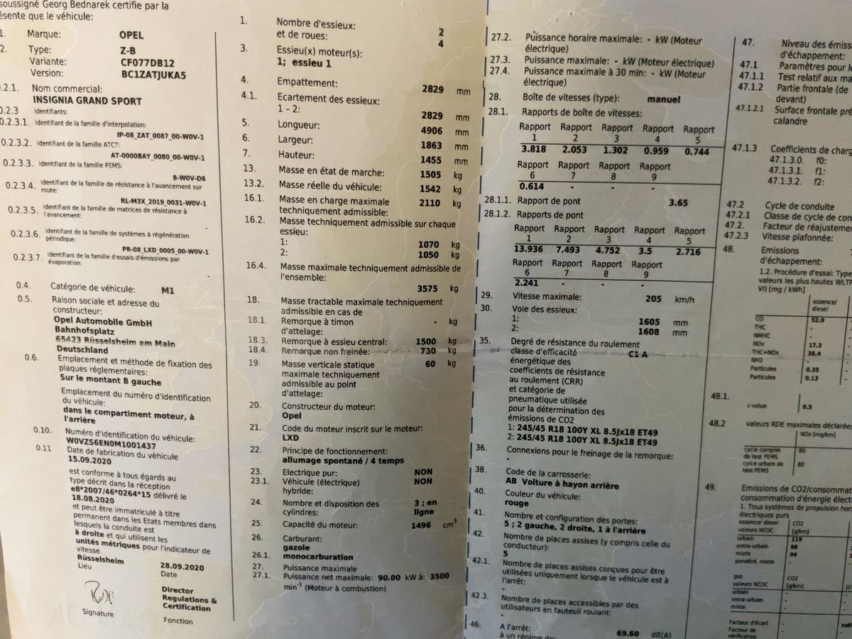 Opel Insignia d'occasion
