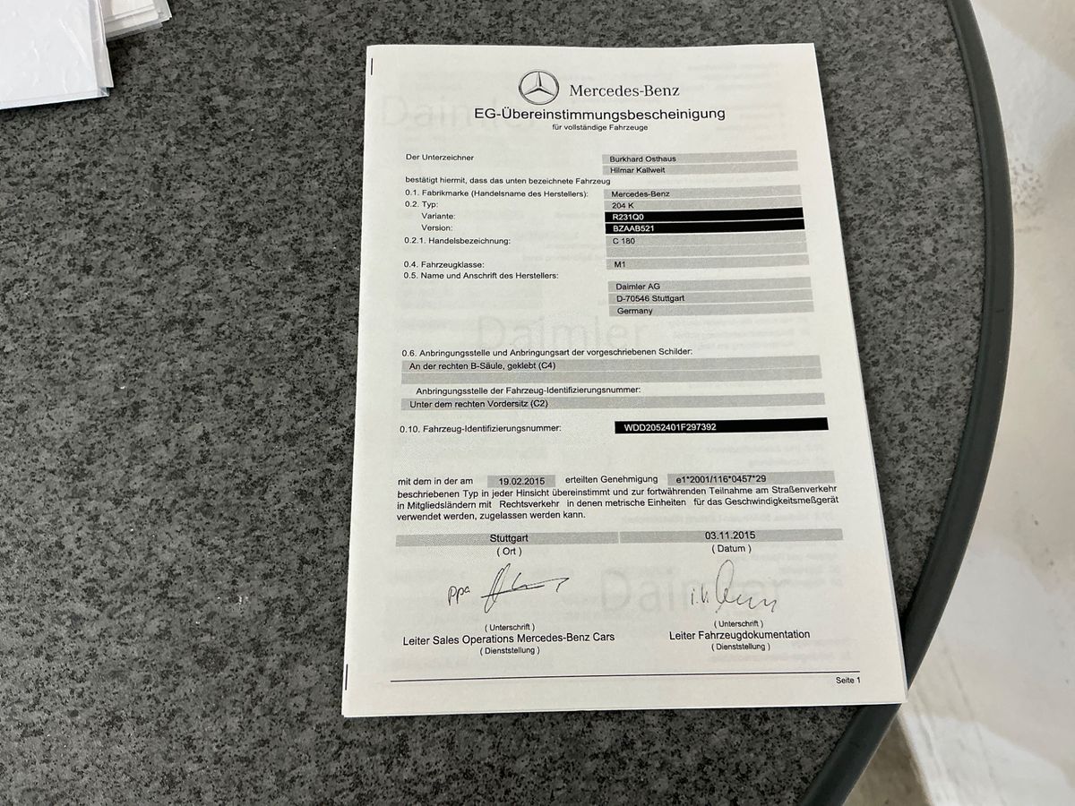 Mercedes-Benz C-Klasse d'occasion