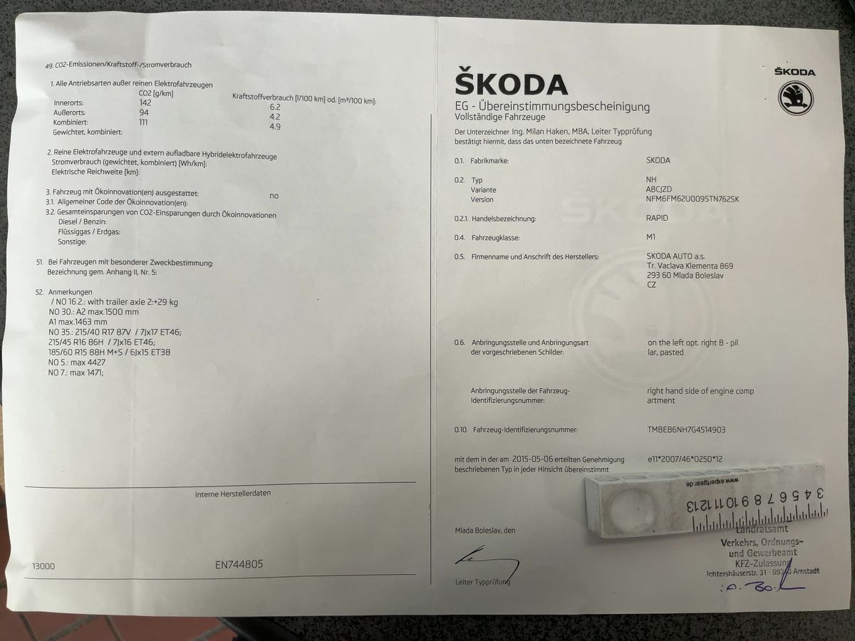 Skoda Rapid d'occasion