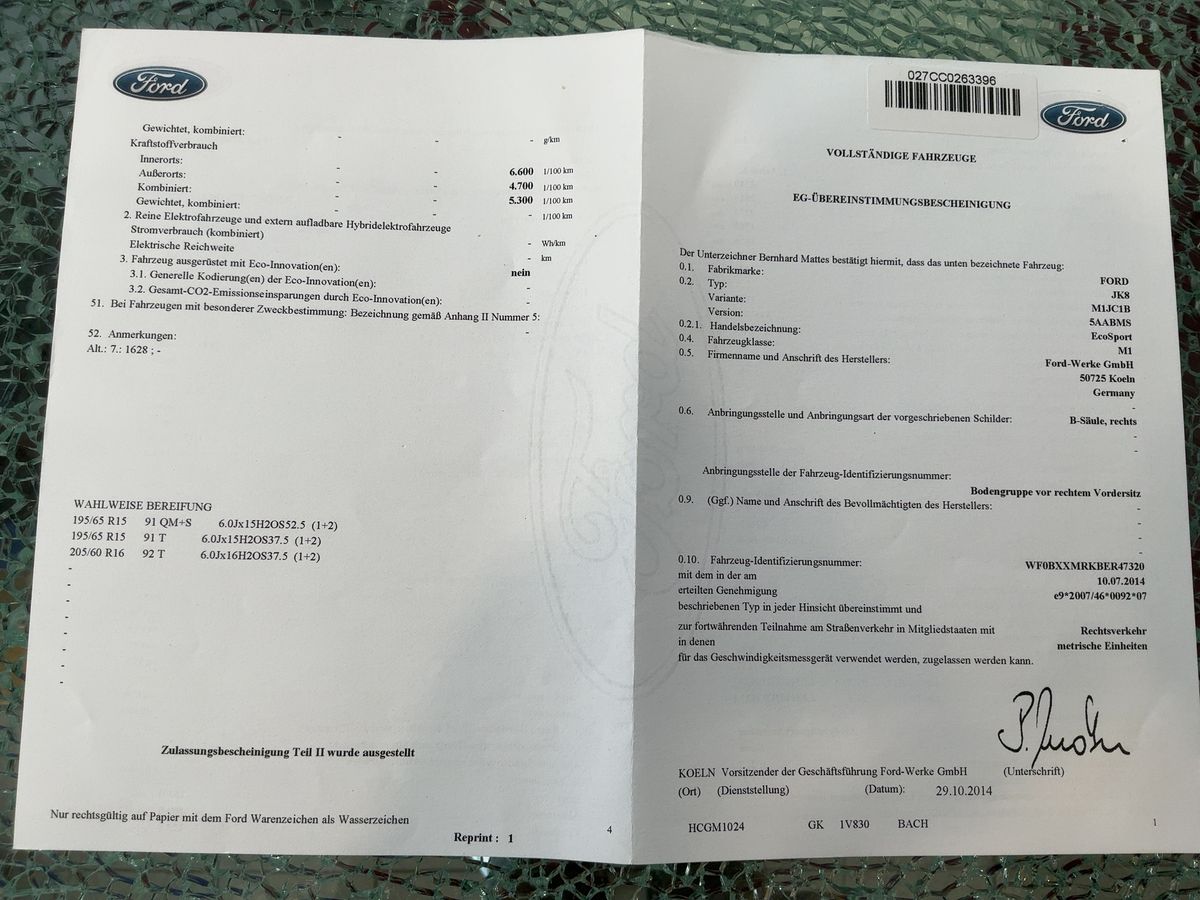 Ford EcoSport d'occasion