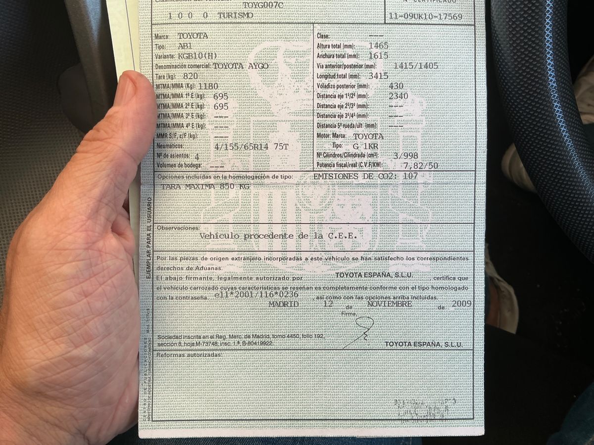 Toyota Aygo 1.0 Blue