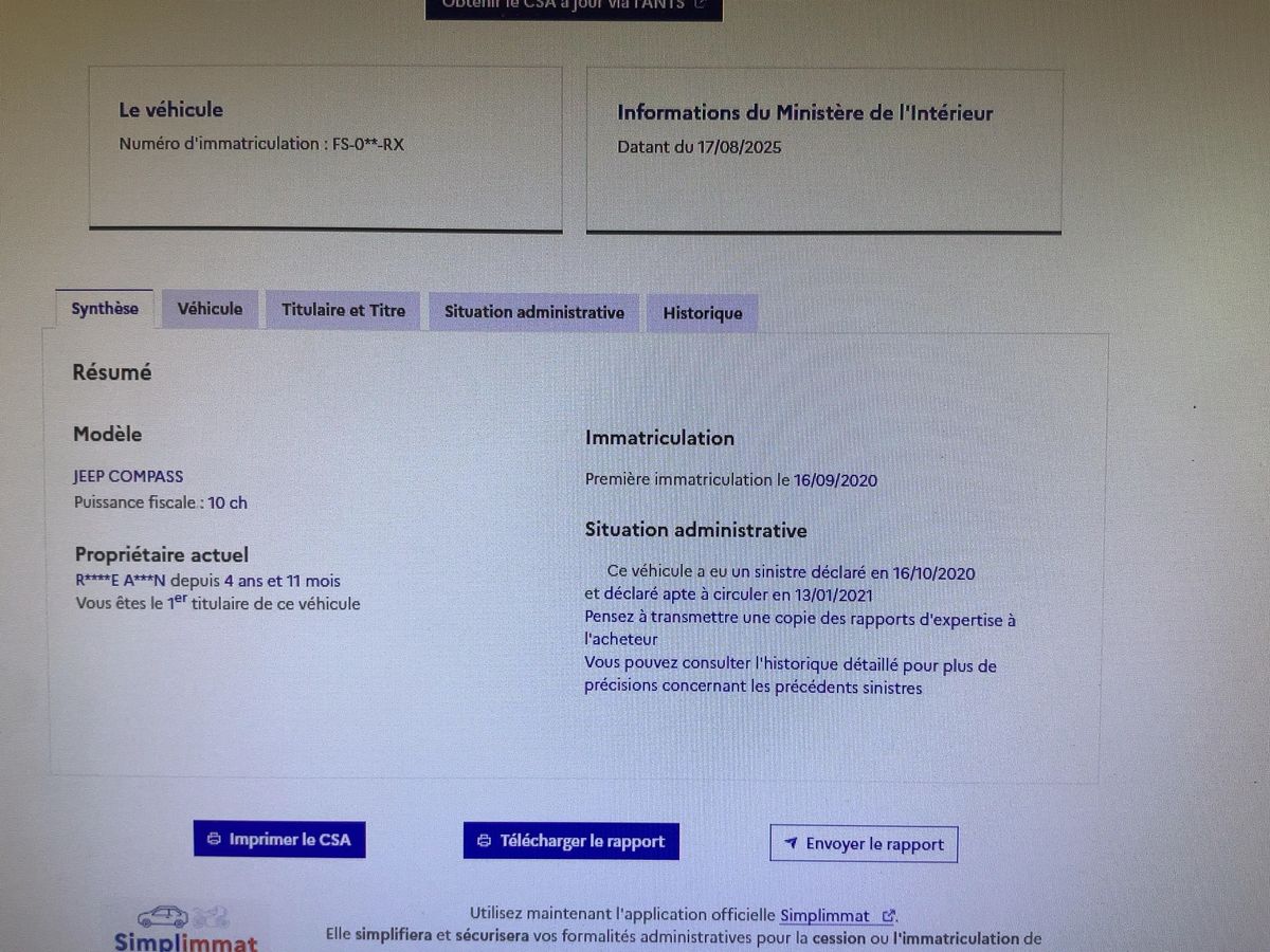 Jeep Compass d'occasion