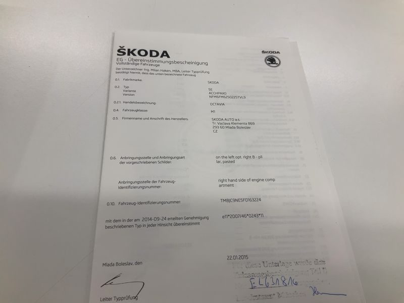 Skoda Octavia 1.4 TSI Elegance — zdjęcie 16