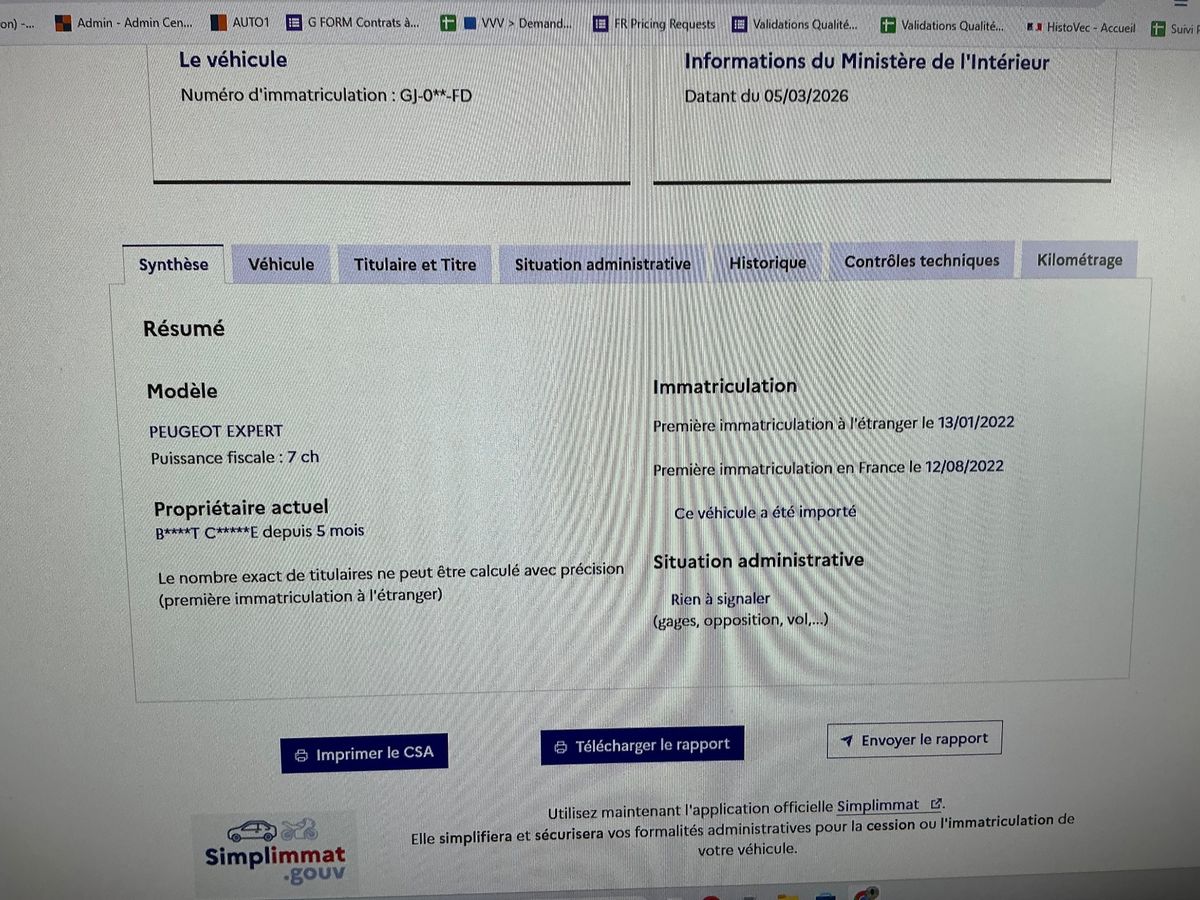 Peugeot Expert d'occasion