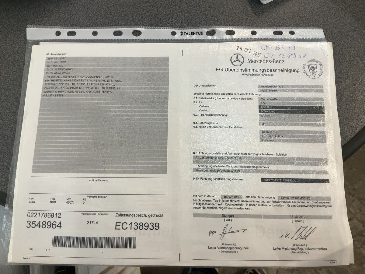 Mercedes-Benz C-Klasse d'occasion