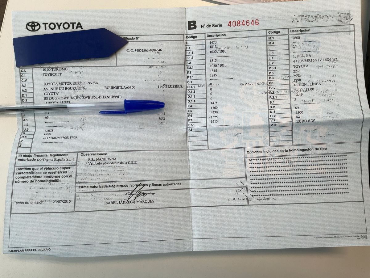 Toyota Auris d'occasion