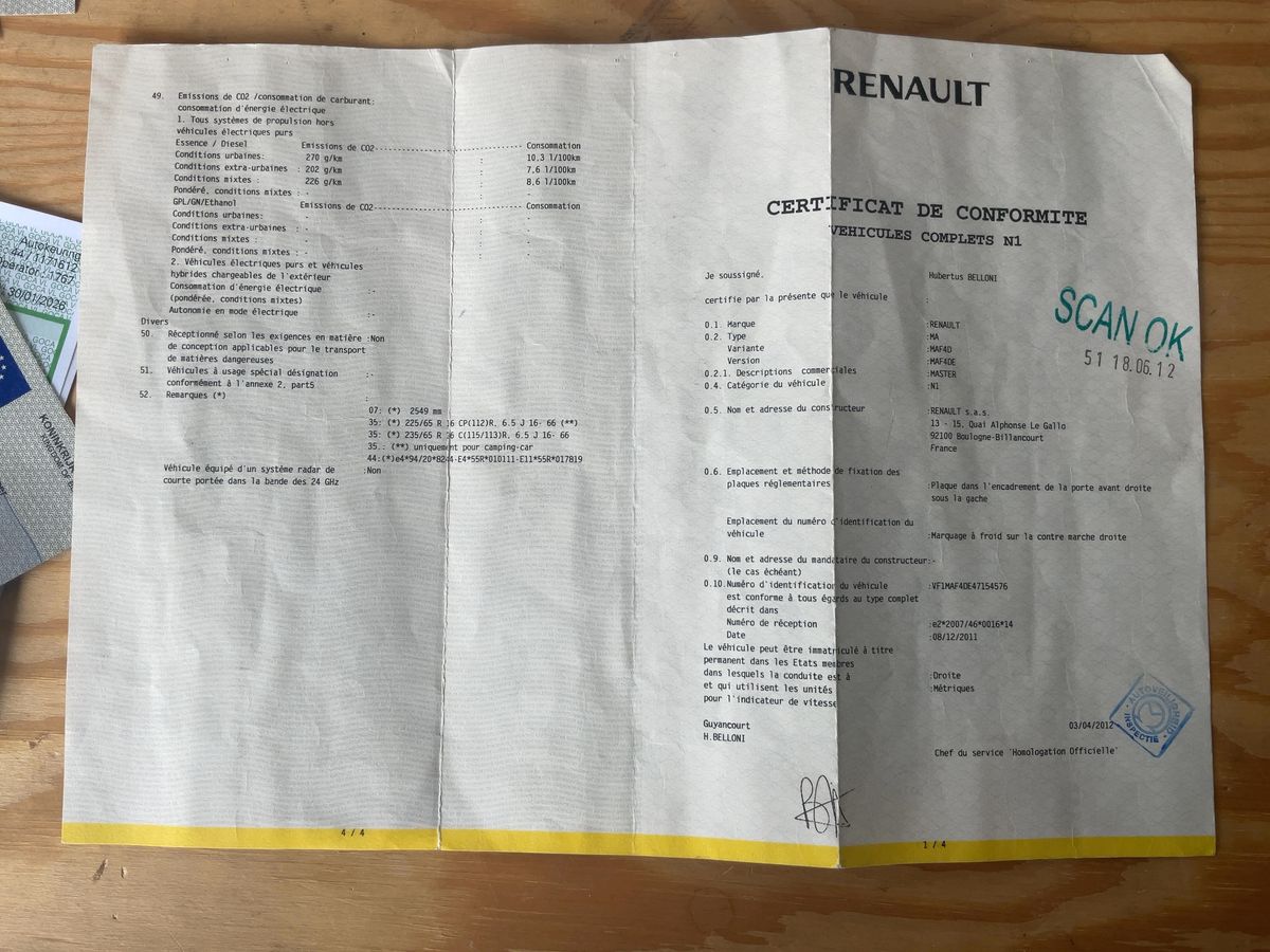 Renault Master d'occasion