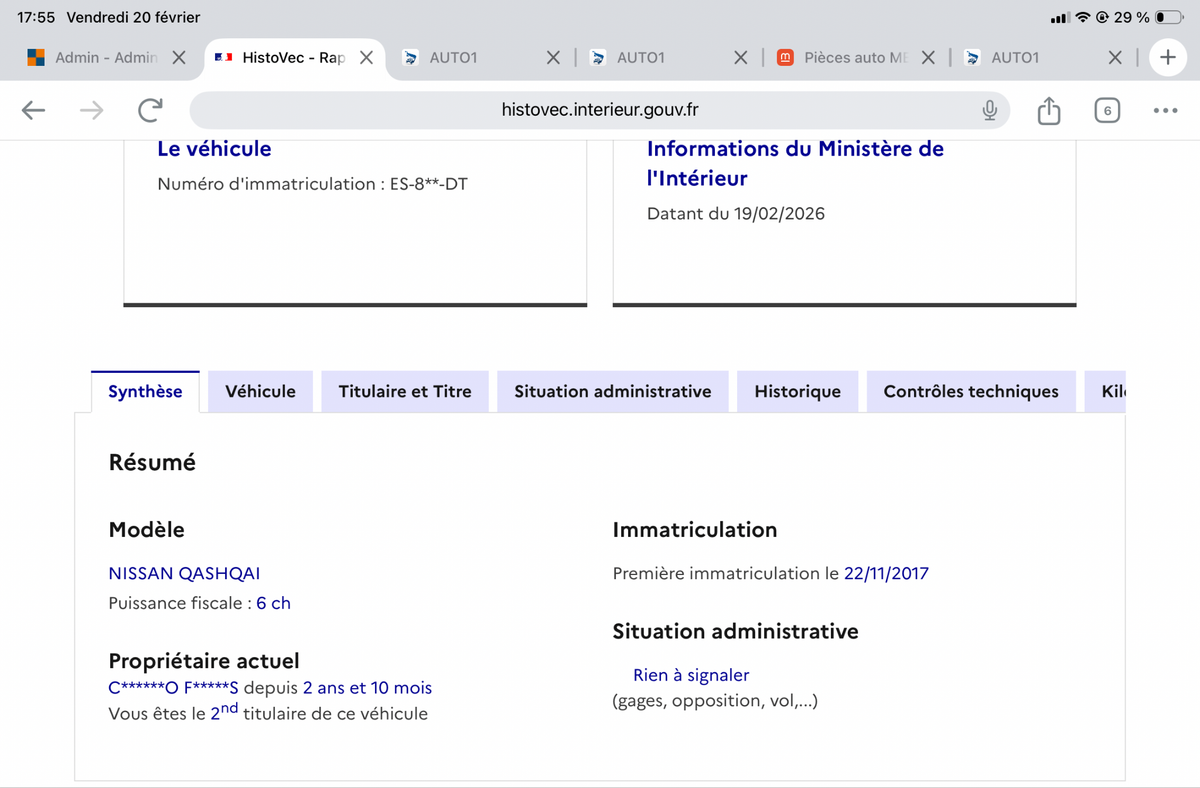 Nissan Qashqai d'occasion