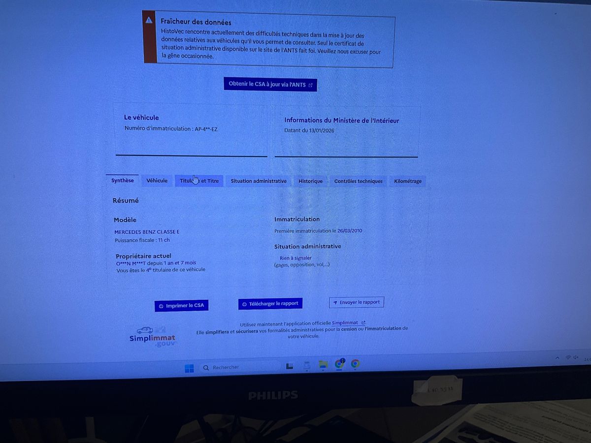 Mercedes-Benz E-Klasse d'occasion