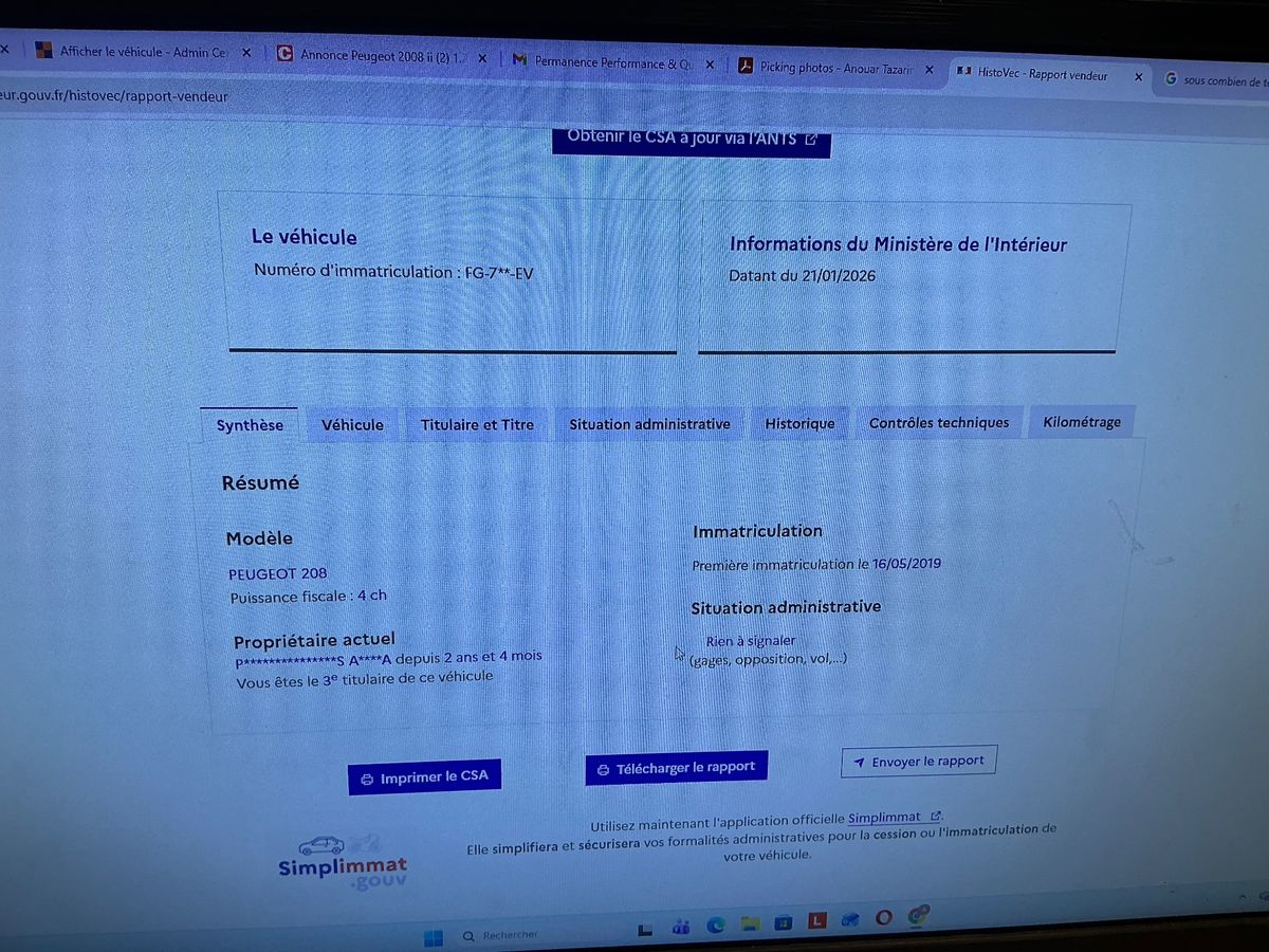 Peugeot 208 d'occasion