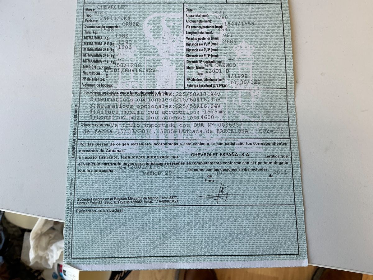 Chevrolet Cruze 2.0 Diesel LT